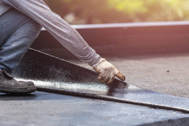 Professional Basement Waterproofing technician working in Mulberry, OH